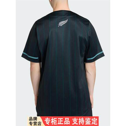 Adidas/阿迪达斯官方正品ALBLACKSBASEBALJERSEY短袖球衣JL8043