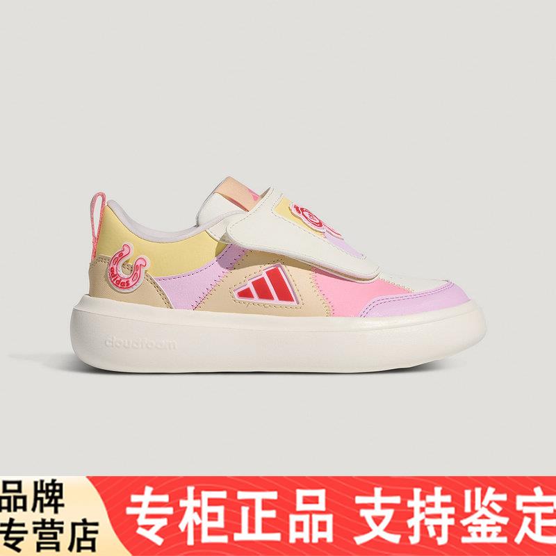 Adidas新年款魔术贴板鞋春女小童PARK ST AC C CNY运动鞋KI1517