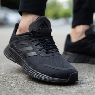 Adidas男鞋2025夏季新款黑武士运动鞋减震网眼透气跑步鞋JS3014