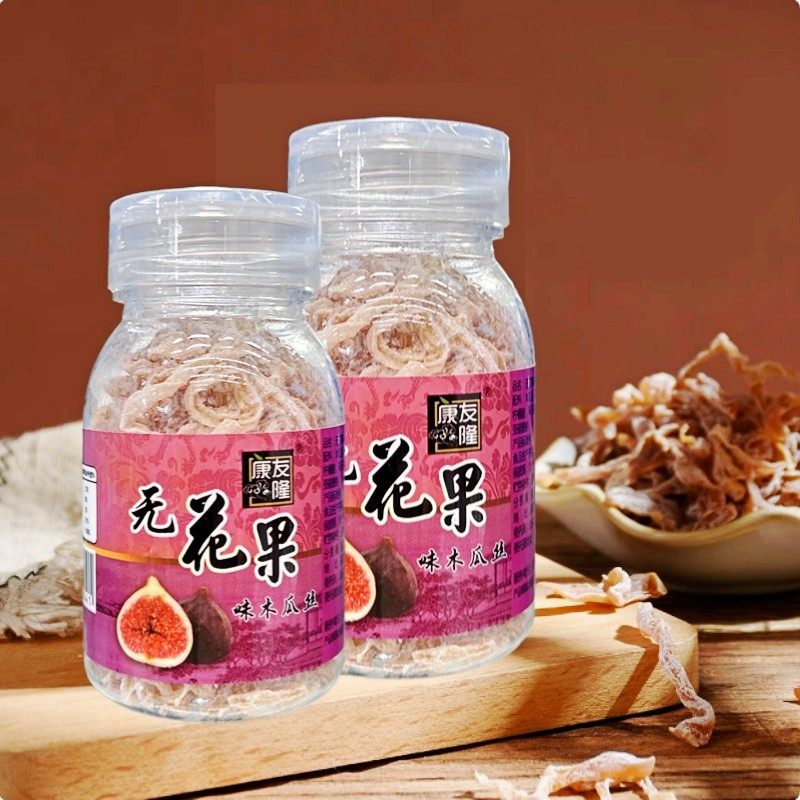 无花果味木瓜丝无花果味木瓜丝瓶装休闲零食果脯蜜饯休闲办公小吃图片