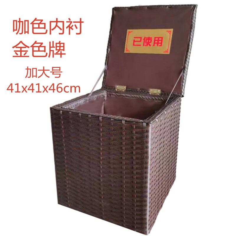 加大号别墅售楼处样板房间布鞋套回收筐收纳框篮装箱桶高端收纳筐