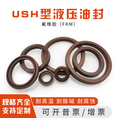 氟胶液压油封USH112/115/120/125/130*125/130/135/140/145*9