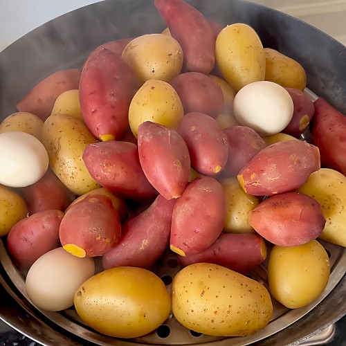 天目山鸡蛋薯小香薯新鲜鸡蛋果