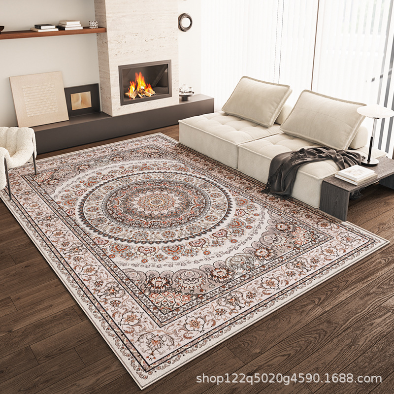 楼兰美惠  波斯美式客厅高级别墅地毯中古风衣帽间法式防猫抓卧室