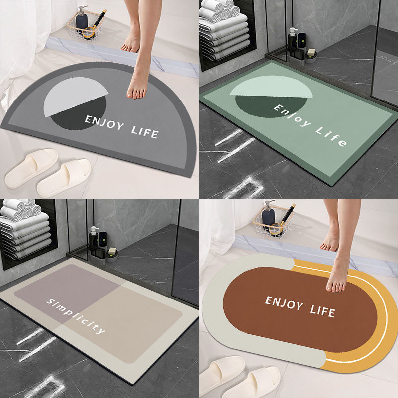 厕所门口吸水垫易干防滑卫生间北欧地毯硅藻泥脚踩垫家用浴室门垫,女士内衣/男士内衣/家居服,晨袍,淘宝优惠券,粉丝福利购,淘宝优惠卷