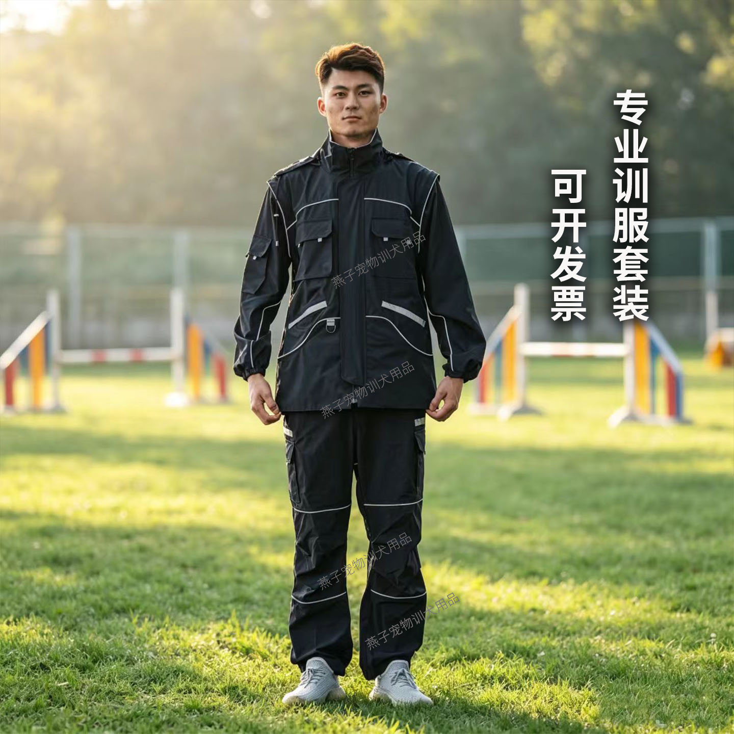 冠军狗四季穿训犬服套装袖子可拆
