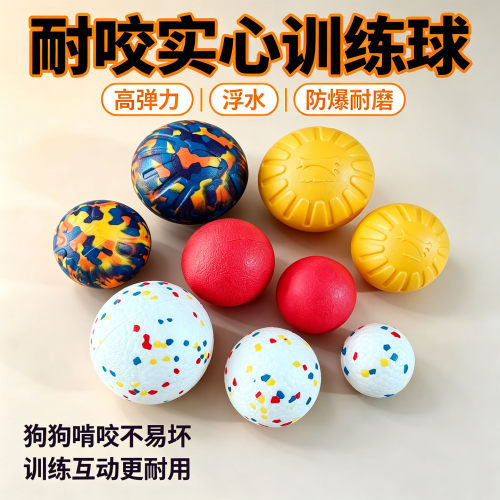 耐咬泡沫实心球橡胶实心球