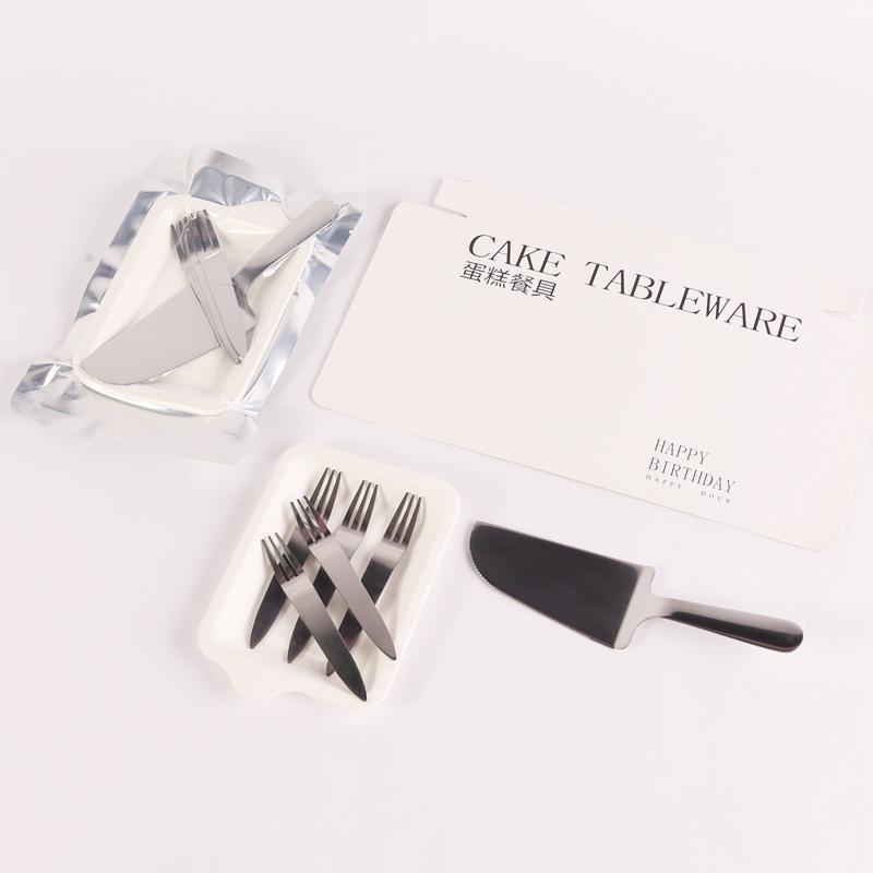 不锈钢刀叉餐具套装塑封独立包装