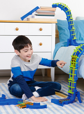 Power Treads儿童轨道车智能组装拼接男孩电动汽车玩具全地形履带