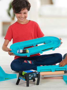 Power Treads电动轨道车男孩玩具3d立体自由搭建儿童全地形履带