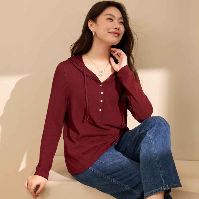 【慵懒风连帽针织衫】纤莉秀大码女装宽松遮肉上衣胖mm2025冬新款,女装/女士精品,大码内搭,淘宝优惠券,粉丝福利购,淘宝优惠卷