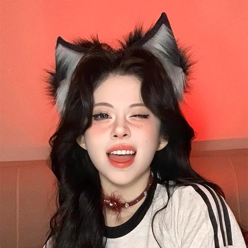 狼耳cosplay猫耳朵头饰