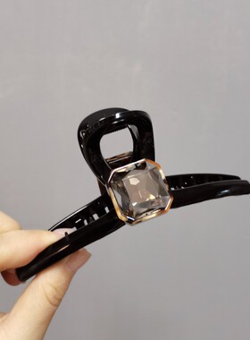 【13cm】大号闪钻鲨鱼夹后脑勺盘发抓夹韩国进口高级感轻奢发夹