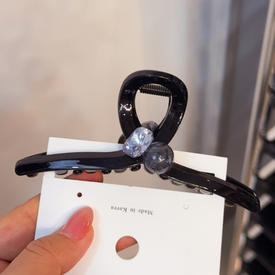 11cm海蓝宝冰糖【抓夹】韩国进口中号鲨鱼夹后脑勺高级感发夹发饰