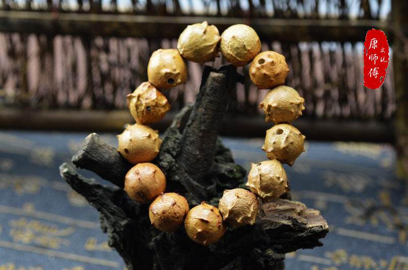 通天眼菩提佛珠 滴血莲花 金钵菩提 橄榄核雕 紫檀 沉香竹 雕刻