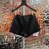 气质热裤 欧洲站法式 杨树林打底裤 26夏新款 女短 简约高腰A字休闲裤