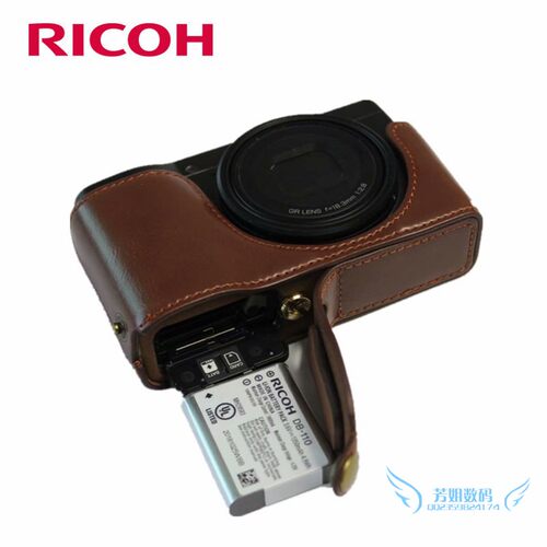 Ricoh理光GR3相机包 GR3X皮套底座 GRiii保护套 GR 3代真皮半套