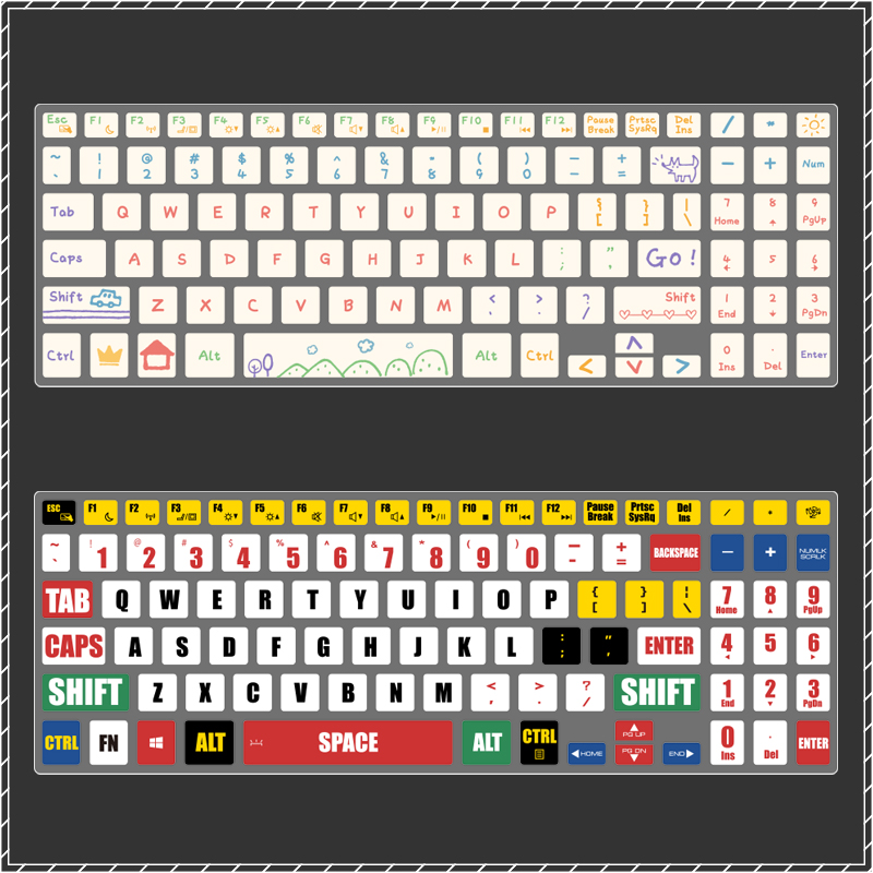 青春版保护膜雷神键盘保护膜