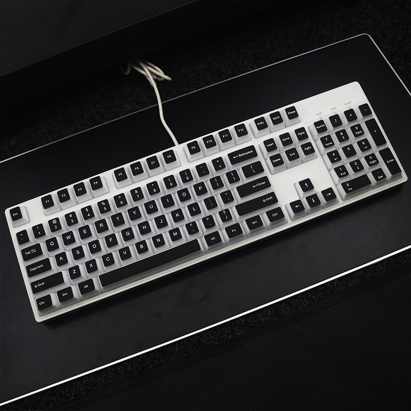 适用雷神KC5104R/KG2104机键盘保护贴膜104键KG5104娜迦海妖版合金版电竞游戏机械键盘防尘罩按键防水套垫