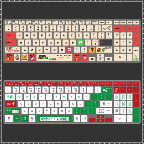 戴尔游匣G3-3579/3590/3500/3779 G3 15 Pro G5-5587/5590/5500 G7-7588/7590/7790笔记本电脑键盘保护膜彩绘