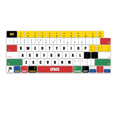 适用于苹果MacBook Air13键盘膜M1新款A2337可爱卡通2022款A2681笔记本A1932电脑a2179 A1466定制个性保护膜