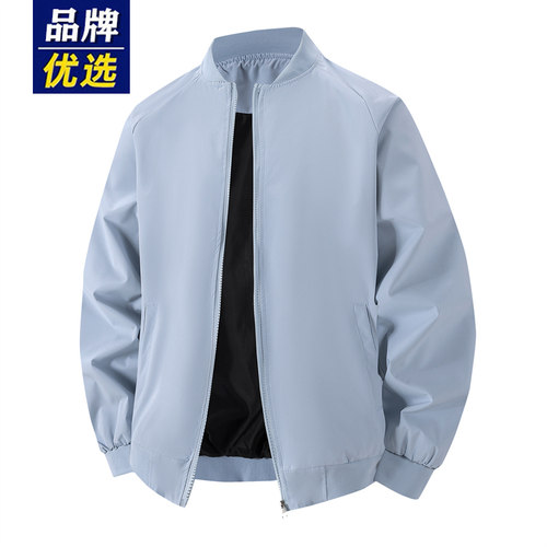 品牌优选美式飞行教练夹克男士春秋季新款棒球服潮流帅气百搭外套