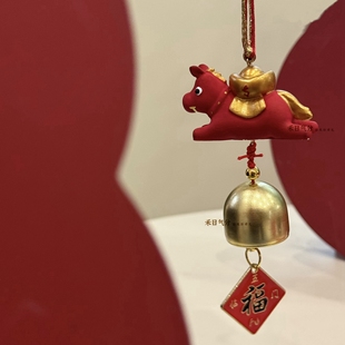 禾日气分纯手绘马年限定一匹福马黑马腾飞香薰挂件送老外国人礼物