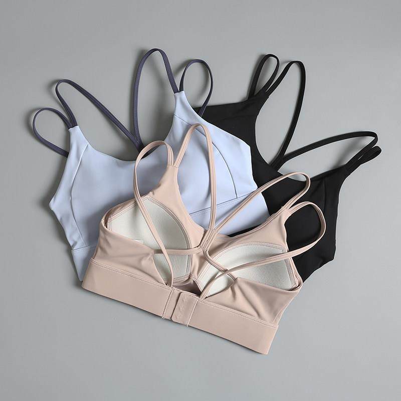 运动内衣女美背防震聚拢跑步背心健身服夏季高强度瑜伽文胸一体式