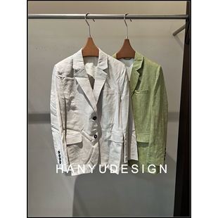 绵羊毛高级感老钱风西装 26早春新款 女 韩钰DESIGN