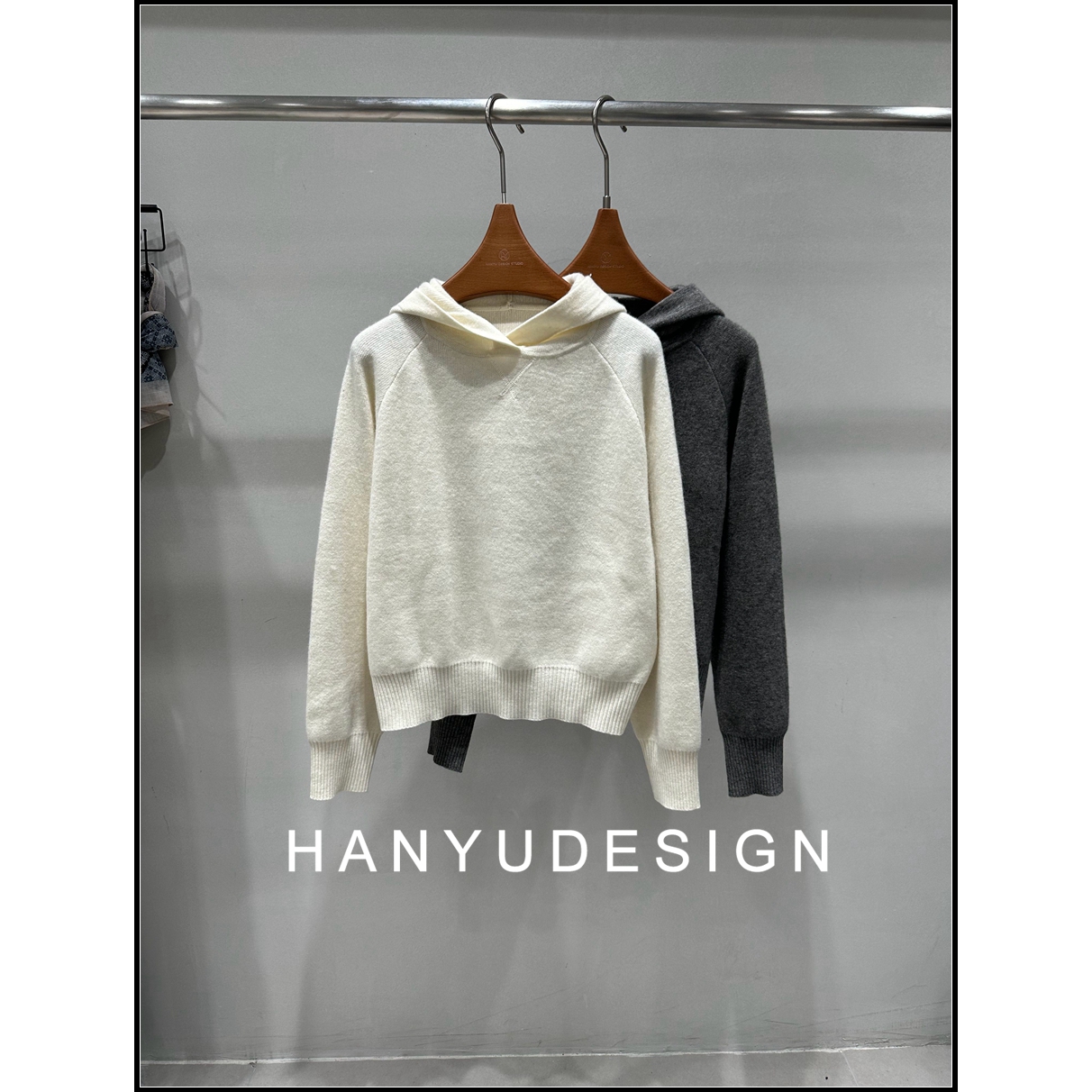 韩钰DESIGN毛羊毛羊绒针织衫