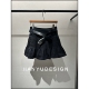 韩钰DESIGN 洋气百搭休闲百褶裙A字半身裙短裙女