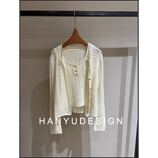 修身 羊毛通勤复古长袖 26早春新款 两件套上衣 韩钰DESIGN