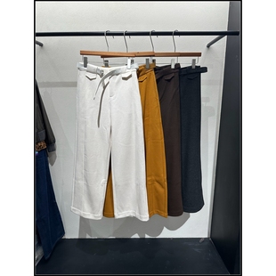 垂感百搭休闲裤 简约纯色阔腿裤 女 韩钰DESIGN