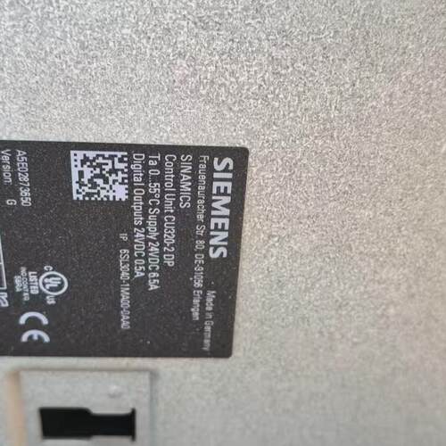 议价6SL3040-1MA00 CU320-2DP控制单元 工控自动化配件模块维修