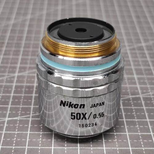 议价CF Plan 50X/0.55 BD E 尼康显微镜物镜 实验室光学配件维修