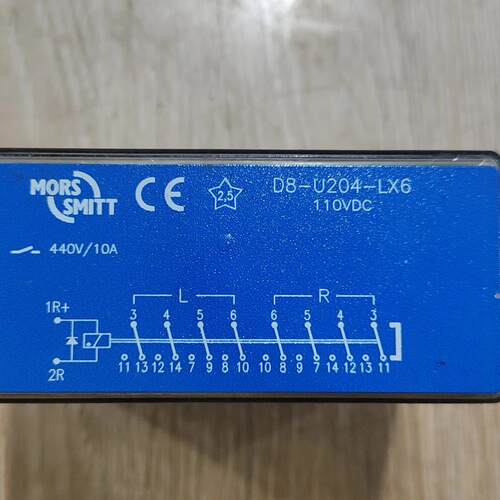 议价D8-U204-LX6 110VDC 继电器 440V/10A MORS SMITT维修