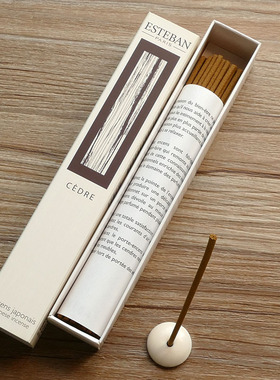ESTEBAN 雪松 木香调线香清新夏天的香气放松舒缓温暖