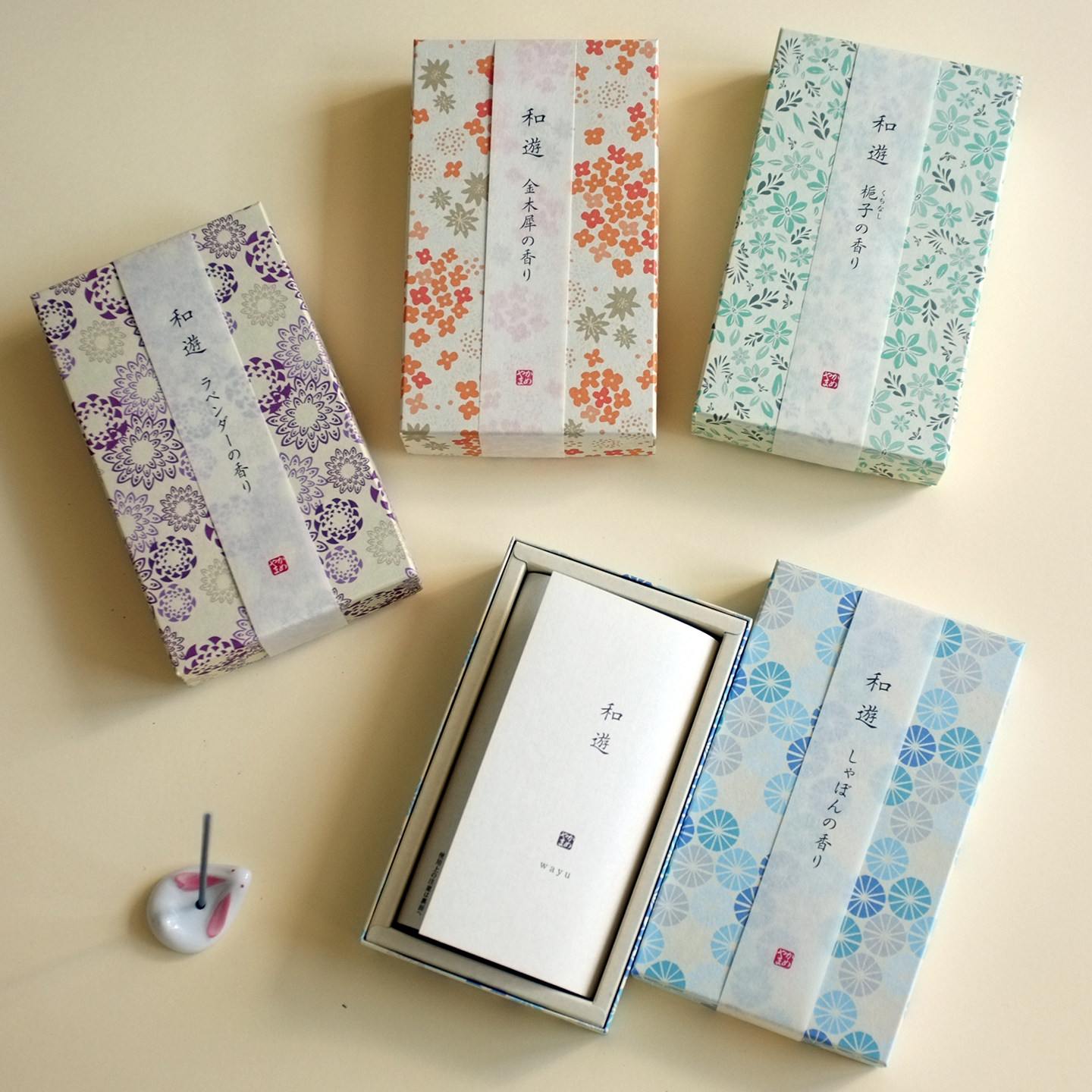 日本龟山【和游】栀子花/金木犀/白梅/樱花/薰衣草/线香薰室内图片