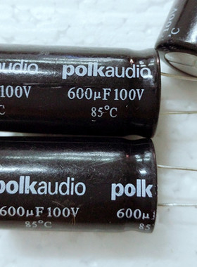 进口美国普乐 无极NP 电解电容 100V600UF 600UF100V 体积：22*40