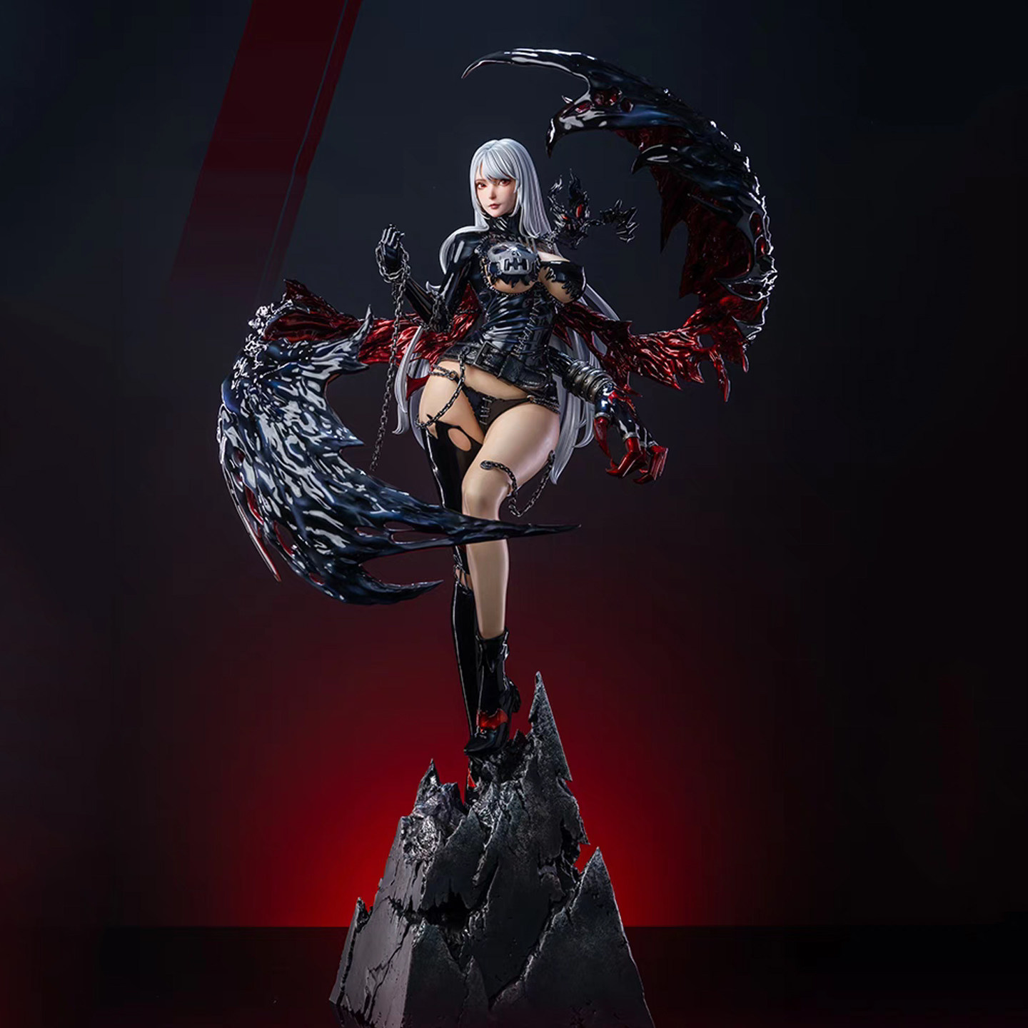 数码宝贝动漫周边摆件双翼恶魔天女兽妖女兽GK手办二次元潮玩礼物