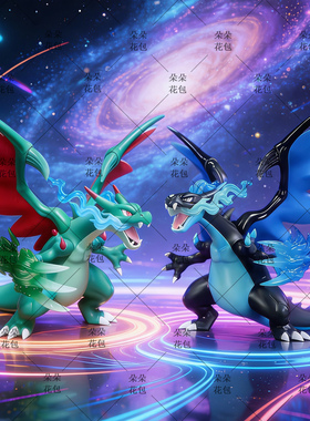 BKM宠物精灵动漫周边公仔摆件龙之谷喷火龙潮玩GK手办二次元模型