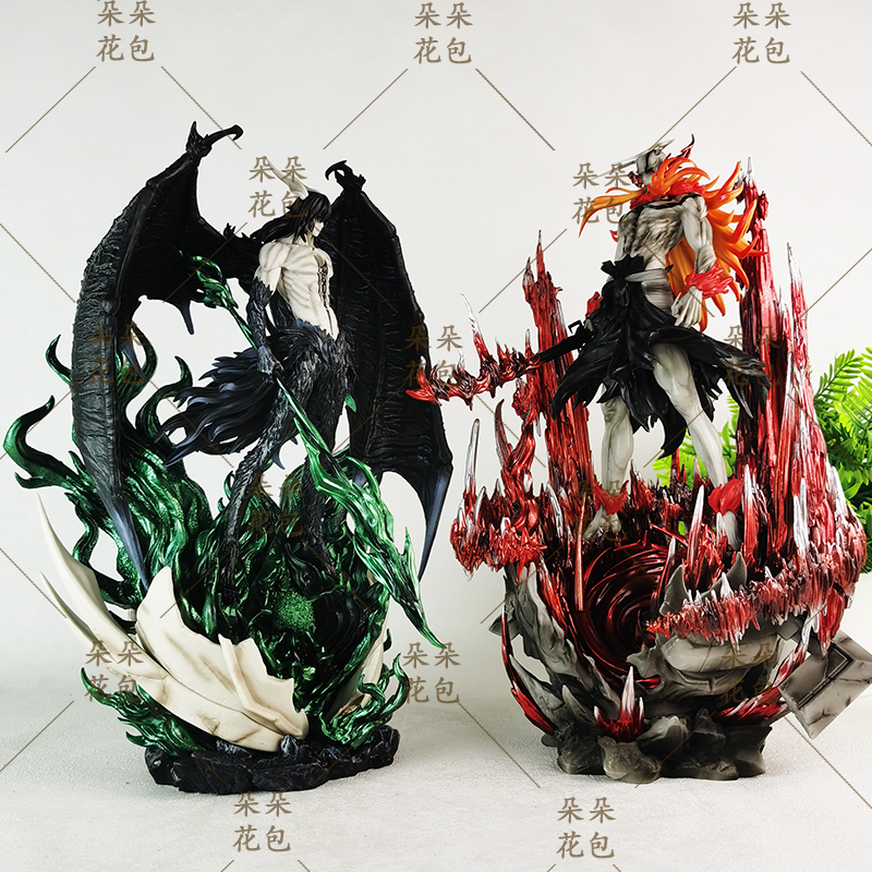 二次元动漫周边桌面摆件牛头黑崎一护黑翼二段小乌GK手办模型礼品