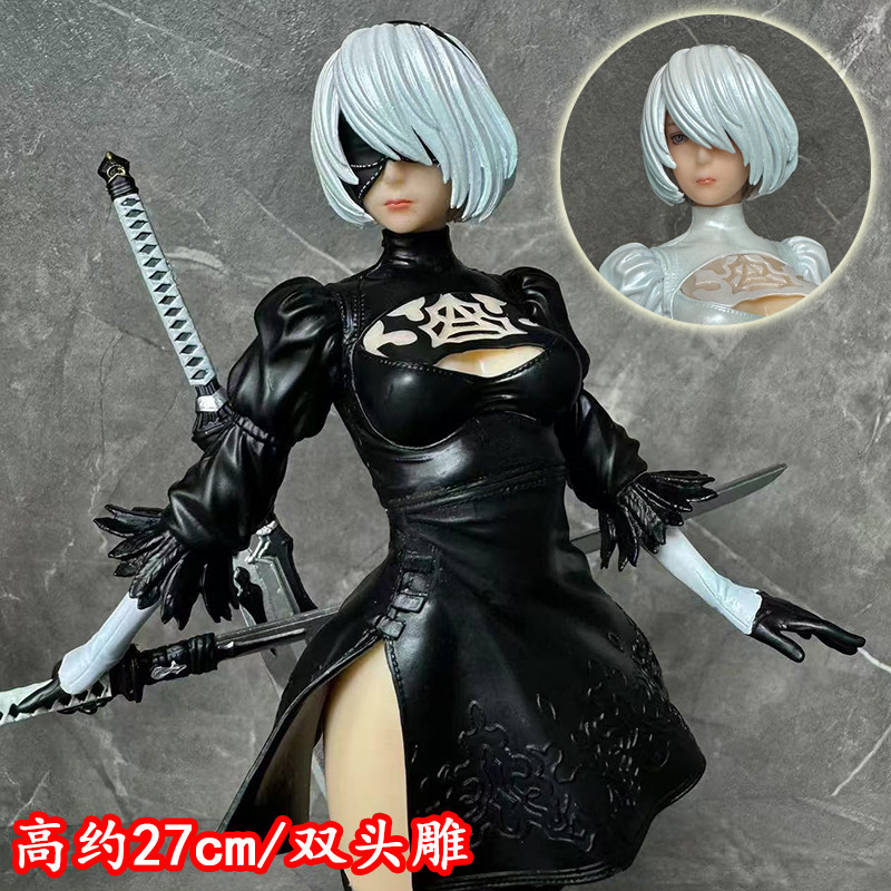 机械纪元周边摆件二次元美少女雕像尼尔2B小姐姐站姿手办模型礼物
