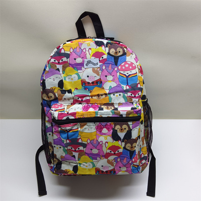 学校女双肩包卡通squishmallows