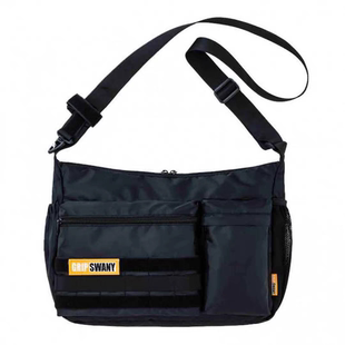 潮牌斜挎包 日单 SWANY GRIP 大容量斜挎单肩包 杂志附录款