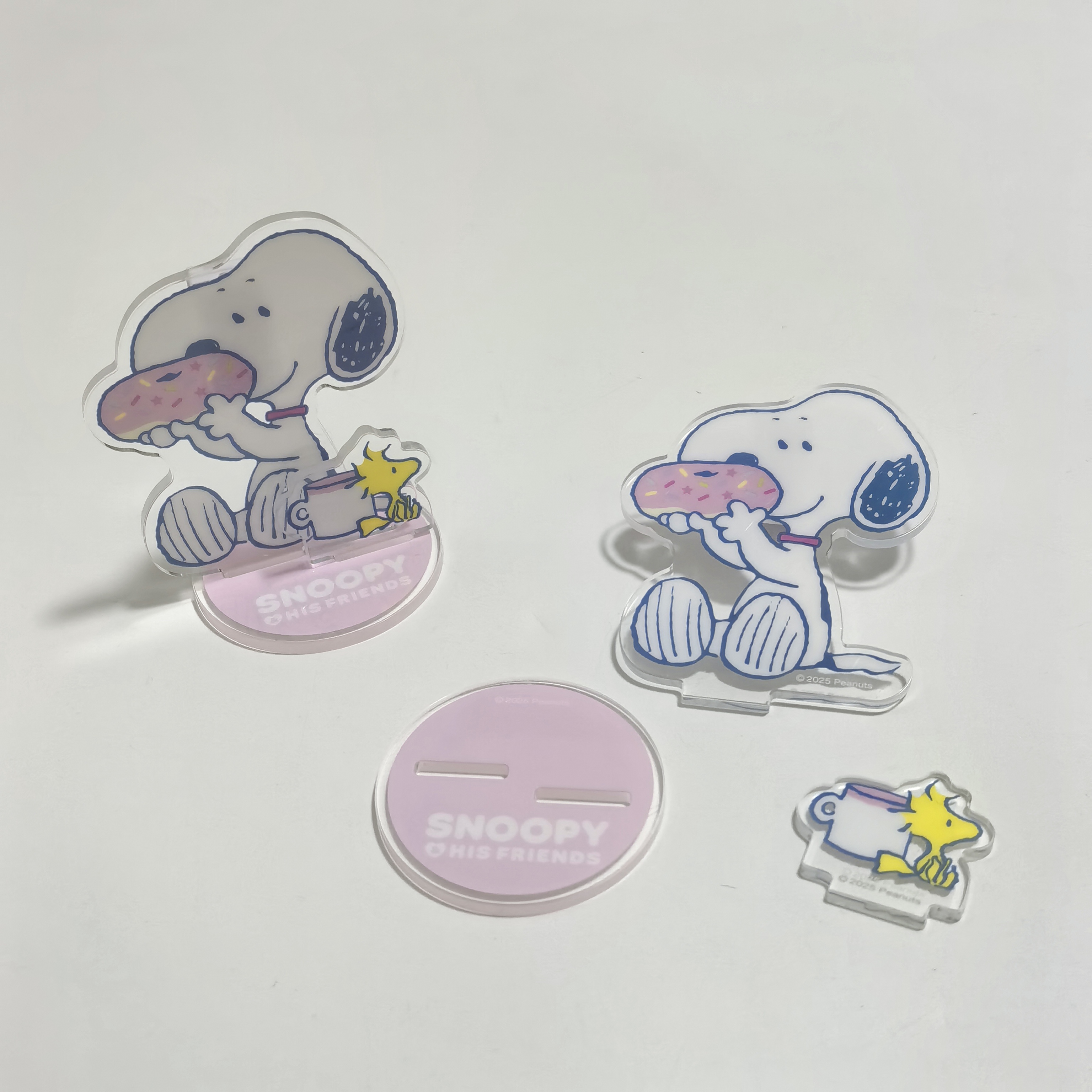 日单 可爱卡通史努比 一番赏 亚克力立牌 夹子