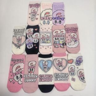 成人袜子 日单 可爱小兔子 bunny 短袜 可爱粉嫩esther