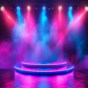 dj灯光舞台直播背景布3d立体主播网红背景墙直播间壁布装饰背景纸