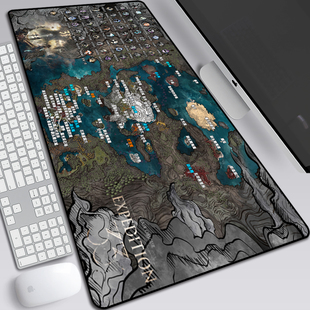 光与影33号远征队鼠标垫符文之语地图游戏攻略周边电竞工作室桌垫