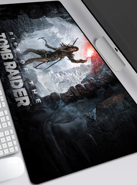 Tomb raider古墓丽影暗影崛起鼠标垫笔记本游戏周边动漫键盘桌垫